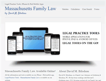 Tablet Screenshot of ma-divorce-center.com